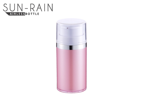 De roze kosmetische fles die zonder lucht van de flessenlotion 15ml 30ml 50ml SR-2356 verpakken