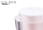 Roze mini duidelijke plastic kosmetische de kruikenfles van de roomkruik voor oogzorg 15ml 30ml SR-2398A