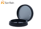 Zwarte blozen ABS van het schoonheids Kosmetische Plastic Rouge Geval met Spiegel SF0806A