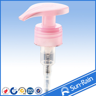 Roze kleur 28/410 plastic lotionpomp voor lege flessen