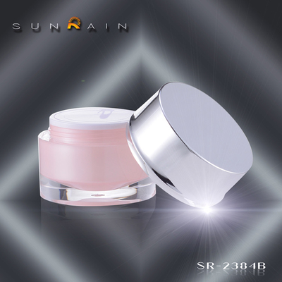 Sunrainpmma Plastic Kosmetische Kruiken 30ML 50ML SR-2384B voor Persoonlijke verzorging