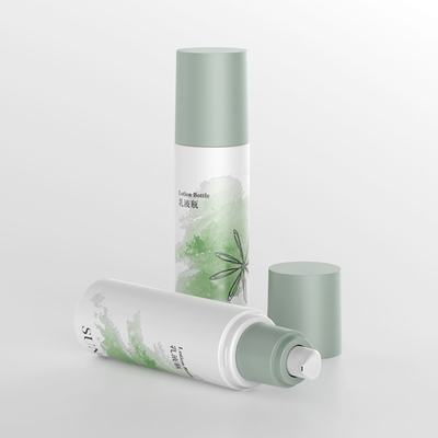 Beauty Custom Groene Cosmetische Lotion Flesser 120 ml Met Dispenser