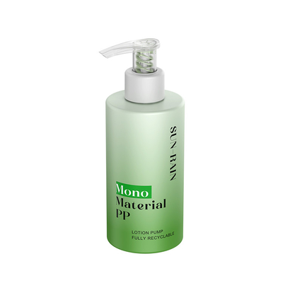 Ribbed lotion pump 28 410 voor flessen met handcrème