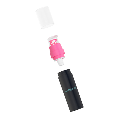 Monoplastic aangepaste monstercontainer reisjas verpakking 5ml 8ml 10ml mini luchtloze pompfles