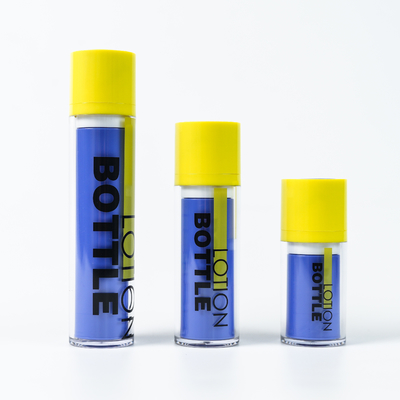 Fashion 15 ml 30 ml 50 ml cosmetische roterende fles voor huidverzorging Verpakking met schermdruk