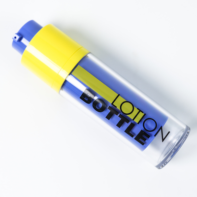 Fashion 15 ml 30 ml 50 ml cosmetische roterende fles voor huidverzorging Verpakking met schermdruk