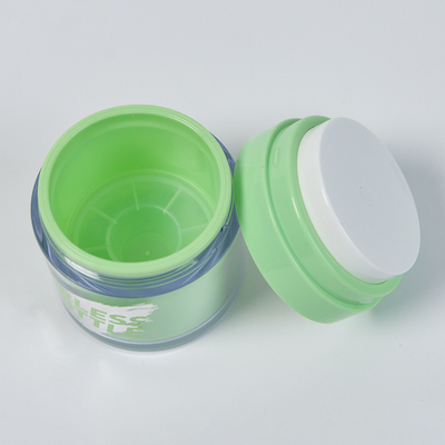 Leeg PET-fles luchtloze pompfles voor aangepast PP-materiaal hervulbare lichaamscrème-container