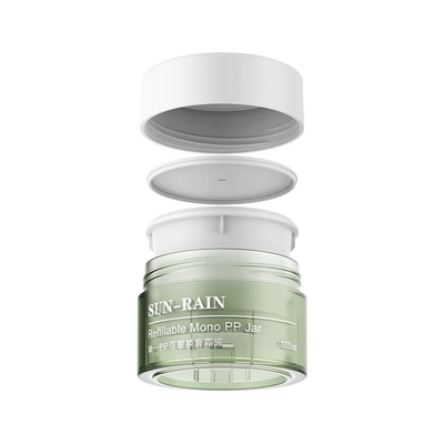 Plastic PP cosmetische crème potten potten containers 50ml 100ml 150ml 200ml
