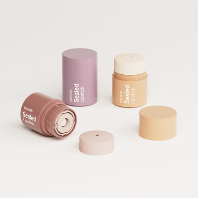 Gepersonaliseerd 15g Rotate Lip Gloss Lip Mask Lip Plastic Blush Stick Solid Balsem Deodorant Tube Make-up Container Pp Verzegelde Lipstick Fles